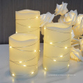 Conjunto de decoración del hogar velas LED sin llamas